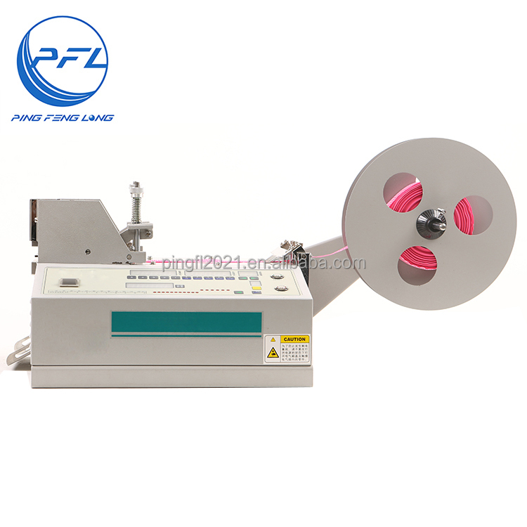 PFL-690 High-accuracy low voltage Multi shape cutting dies replaceable adhesive nylon hook ribbon loop tape cuter