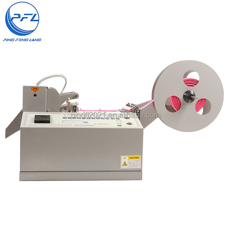 PFL-890 High safety long service life electrical computer fabric polyester belt cutting machine heat blades sealing edge