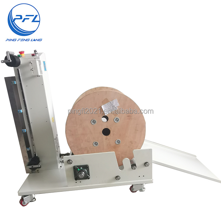 PFL-11E Factory selling automatic large cable reel 100kg cable wire feeding machine for cutting and stripping