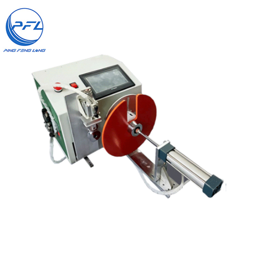 PFL-1070S High speed customized OEM bag pack computer cable USB network wire packing neat circle cable winding machine