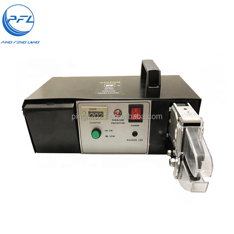 PFL-1200D High productivity 8 crimping dies included electrical cable connector pressing machine terminal crimping tool