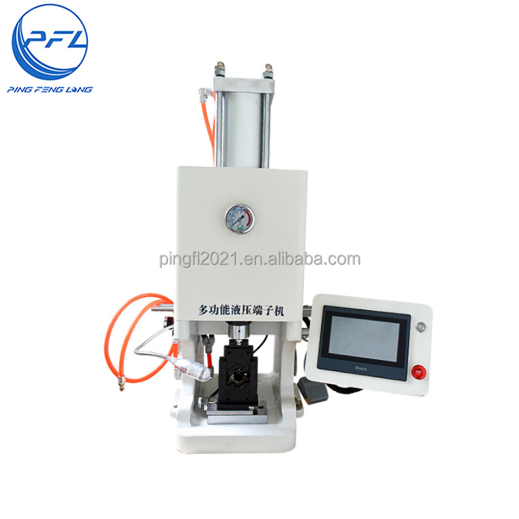 PFL-H01 High productivity factory direct Hydraulic oil terminal crimping machine for 10mm2 wiring copper open nose connector