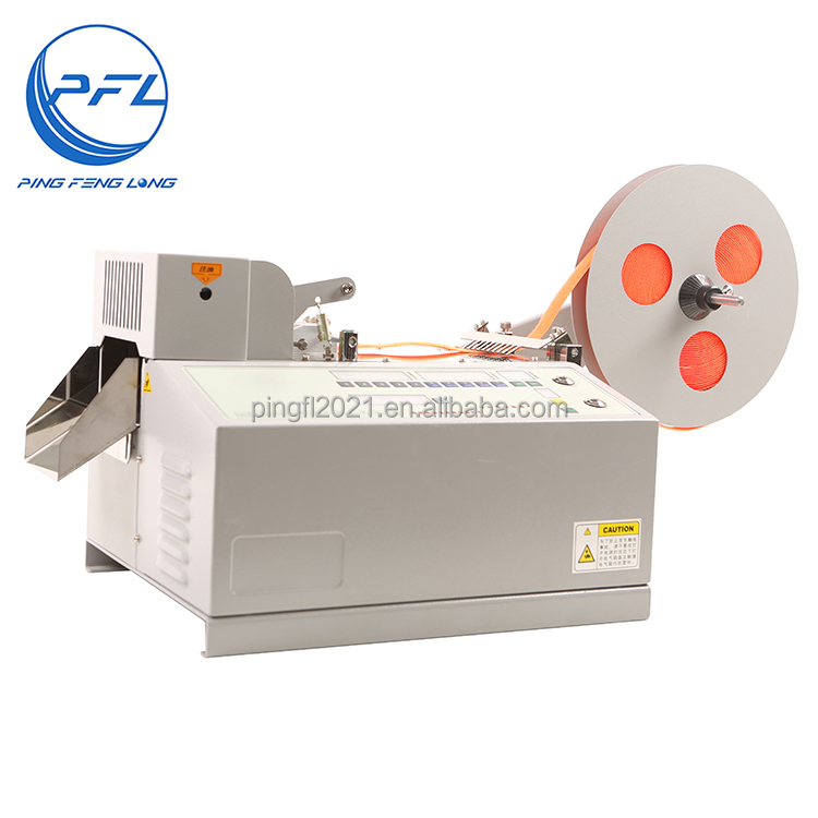 PFL-590 Best quality high-accuracy table top easy to operate electrical computer ribbon belt tape cutter machine