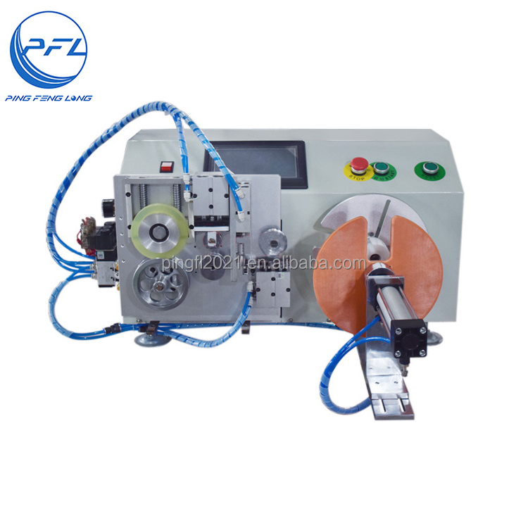 PFL-1050A Factory direct agent price high speed desktop electrical power cable copper wire measuring cutting and winding machine
